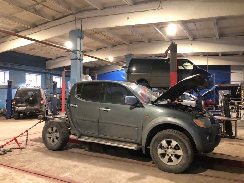 Ремонт рамы L200